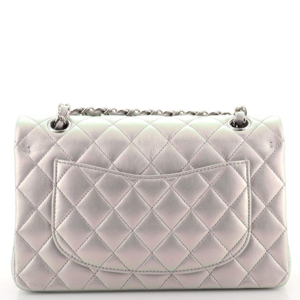 Chanel Classic Double Flap Bag Quilted Iridescent Calfskin Small - Picture 4 of 7